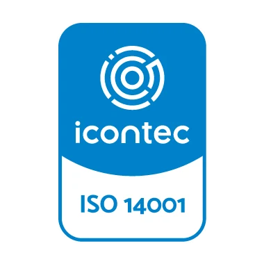 Sello de certificación ISO 14001:2015