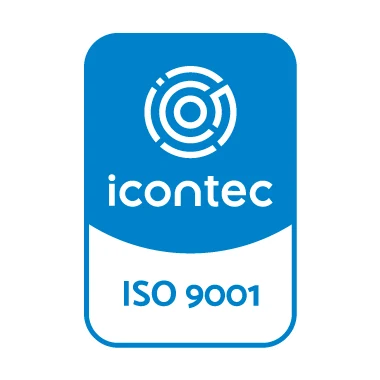 Sello de certificación ISO 9001:2015
